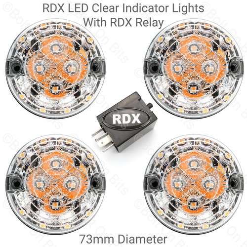 Rdx led 73mm clear - led, indicator