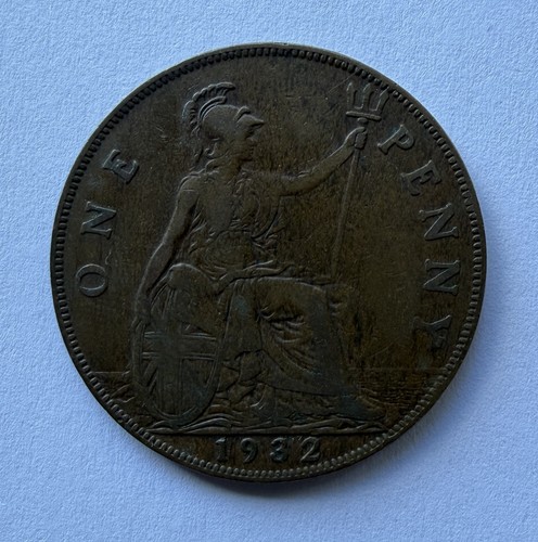 1932 king george one - one, penny