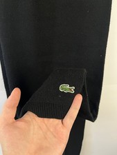 Lacoste Unisex Black Solid