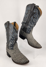 Tony Lama Gray Elephant Print