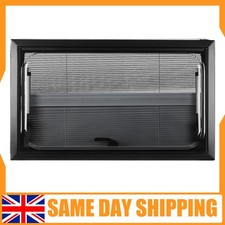 800x450mm Camper Van Cassette Windows Hinged Blind Conversion Flynet Screen