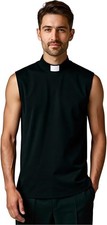 Mens Clergy Shirt Sleeveless