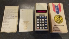 Commodore SR7919D Scientific Notation Calculator, probably from the 1970s.