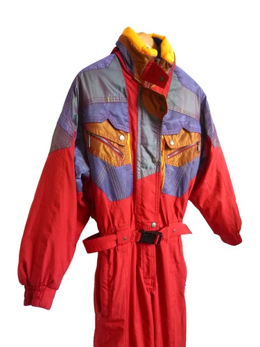 Vintage evf red ski suit - vintage,