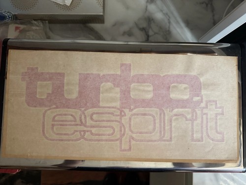 Lotus esprit decal turbo - lotus,