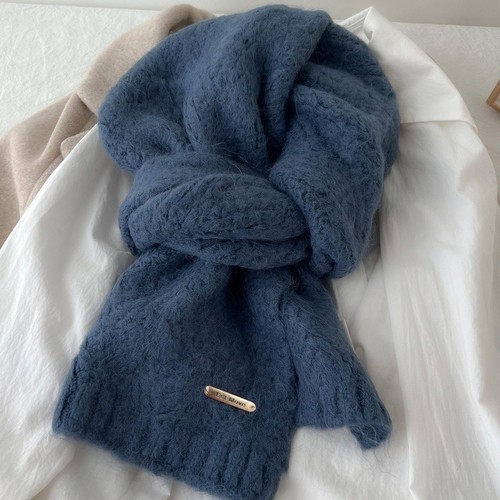 Alpaca wool scarf subtle - scarf,