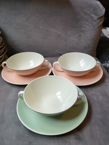 Poole soup bowl twintone - poole,