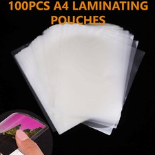 100 x A4 LAMINATING POUCHES