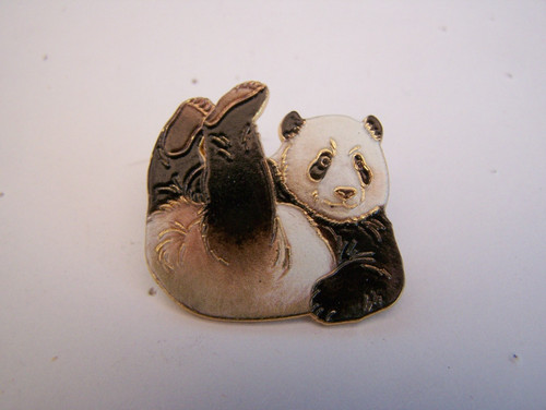 Lovely lying giant panda - giant,