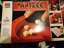 VINTAGE YAHTZEE - MB GAMES (1980'S)