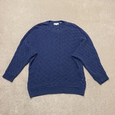 Celtic & Co Jumper Women's XS Blue Organic Cotton Oversized Flowy