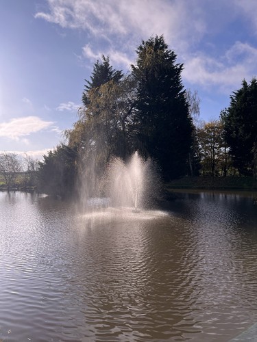 Powerful floating fountain - powerful,