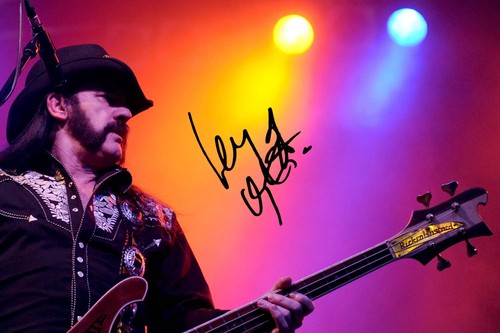 Lemmy kilmister signed - kilmister,