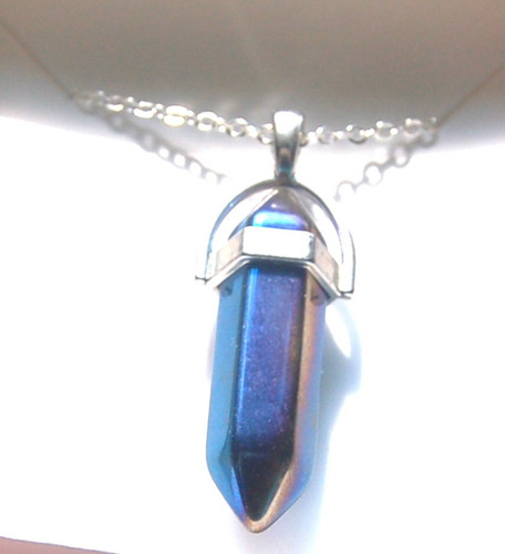 Lapis lazuli crystal pendant - lazuli,