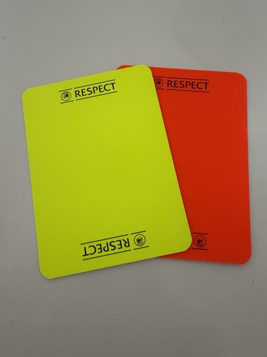 Official uefa referee cards - official,