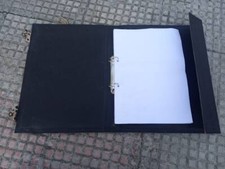 Leather 2/3/4 Ring Binder Organizer Folder A4 Binder Tree of life Grimoire