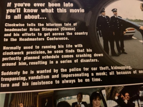 Clockwise dvd john cleese - clockwise,