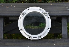vintage porthole old aluminium