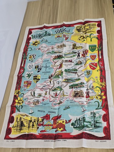 Tea towel welcome wales - towel,