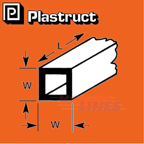 Square tubes range styrene abs - tubes,
