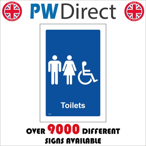 Sign toilets male - sign, female