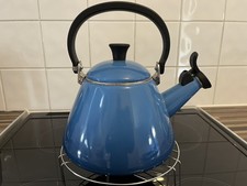 Le Creuset Kone Stovetop Kettle 1.6L Blue Whistle 