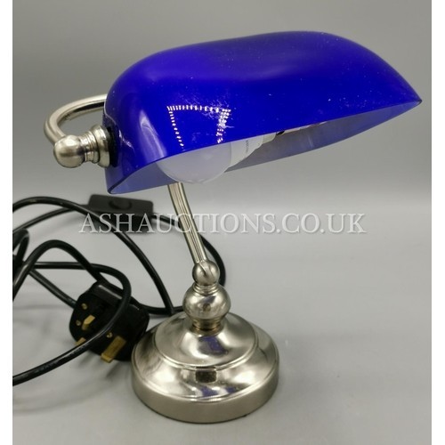 Blue metal glass - ,