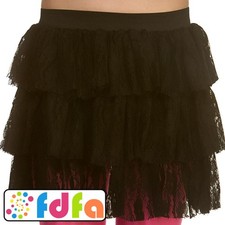 Wicked Black 80's Lacy RaRa