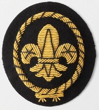 Sea Scout Cap Gold Wire Badge