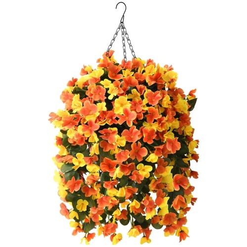 Artificial begonia planter - artificial,