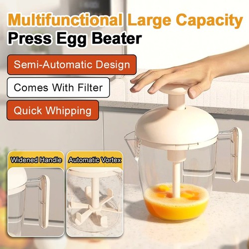 Hand held manual press egg - hand-held,