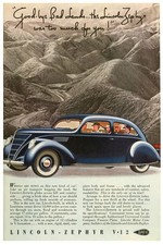 Lincoln zephyr v12 mid - lincoln, mid-century