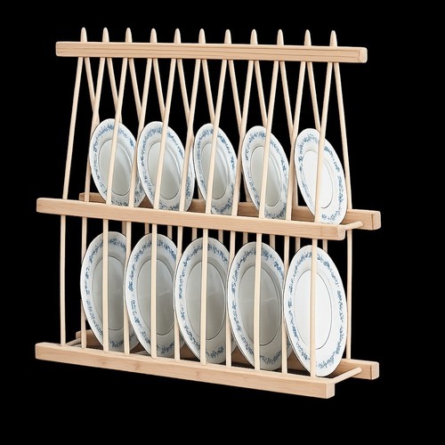 European plate rack holds 24 - european,