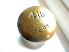 avery RARE BALANCE SCALES  WEIGHT ....4LB AVERY CAPSTAIN weight