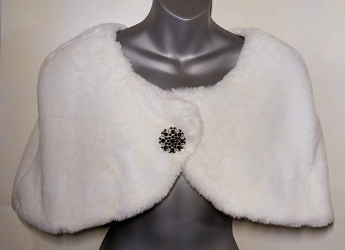 Bcx white faux fur - bcx, shawl