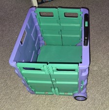 Folding Plastic Box Trolley