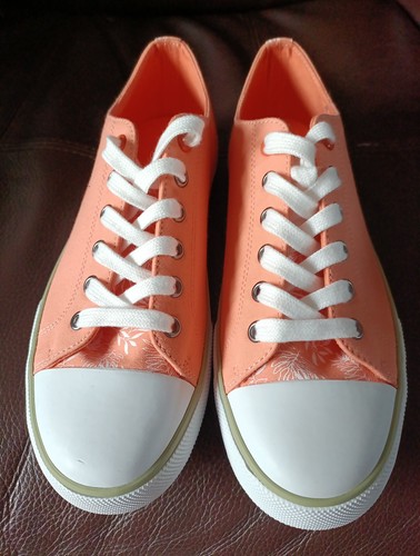 Moshulu orange canvas lace - , up