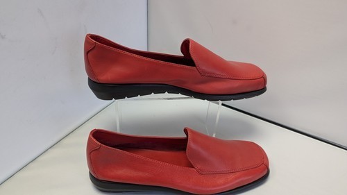 Ladies bhs red leather slip - red, on