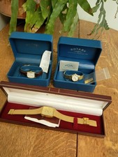 Rotary Watches Boxed X3 Gold Quartz wristwatch Etc Gentleman's And Ladies 