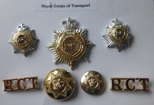Anodised cap collar badges - anodised, &