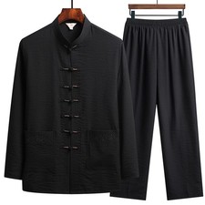 Men Chinese Tang Suit Tai Chi
