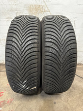 2x205/60/R16 Michelin Alpin 5 6.2-8MM No Repair 4318.     130303