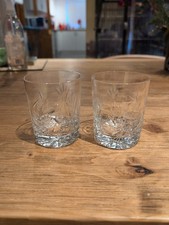 2 x Lead Crystal Bohemian Pin