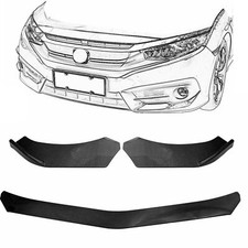 Bumper Spoiler Front Lip Front Spoiler for Mercedes Pagoda Carbon Look V-Type