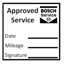 BOSCH APPROVED GARAGE SERVICE