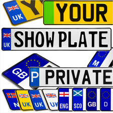 Various Badges Novelty Pressed Number Plates Replica Show Room Custom Text Name