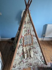 Children’s Teepee Tent Kids Wigwam Indoor Outdoor Play House Large Canvas