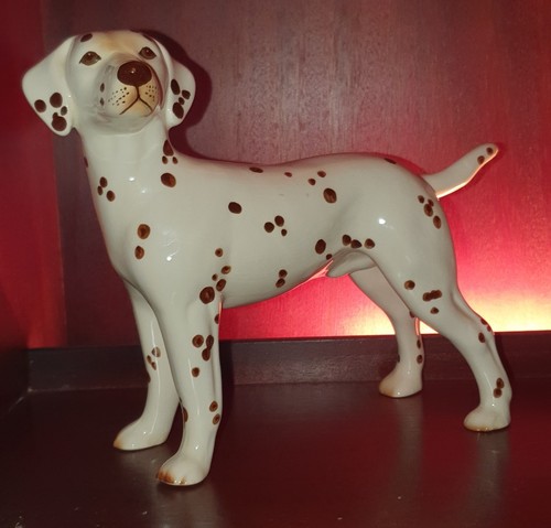 Porcelain figure brown - porcelain, white