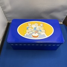 Vintage Large Tetley Tea Blue Tin