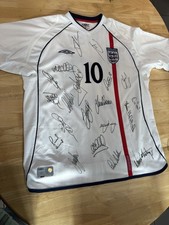 Michael Owen And Team Signed